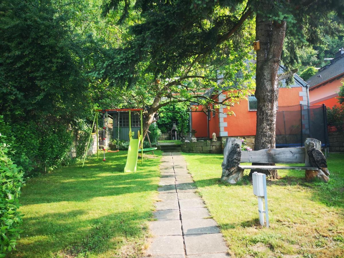 Ferienhaus Franz - An Der Elbe, Mit Grossem Garten Villa Pirna Dış mekan fotoğraf