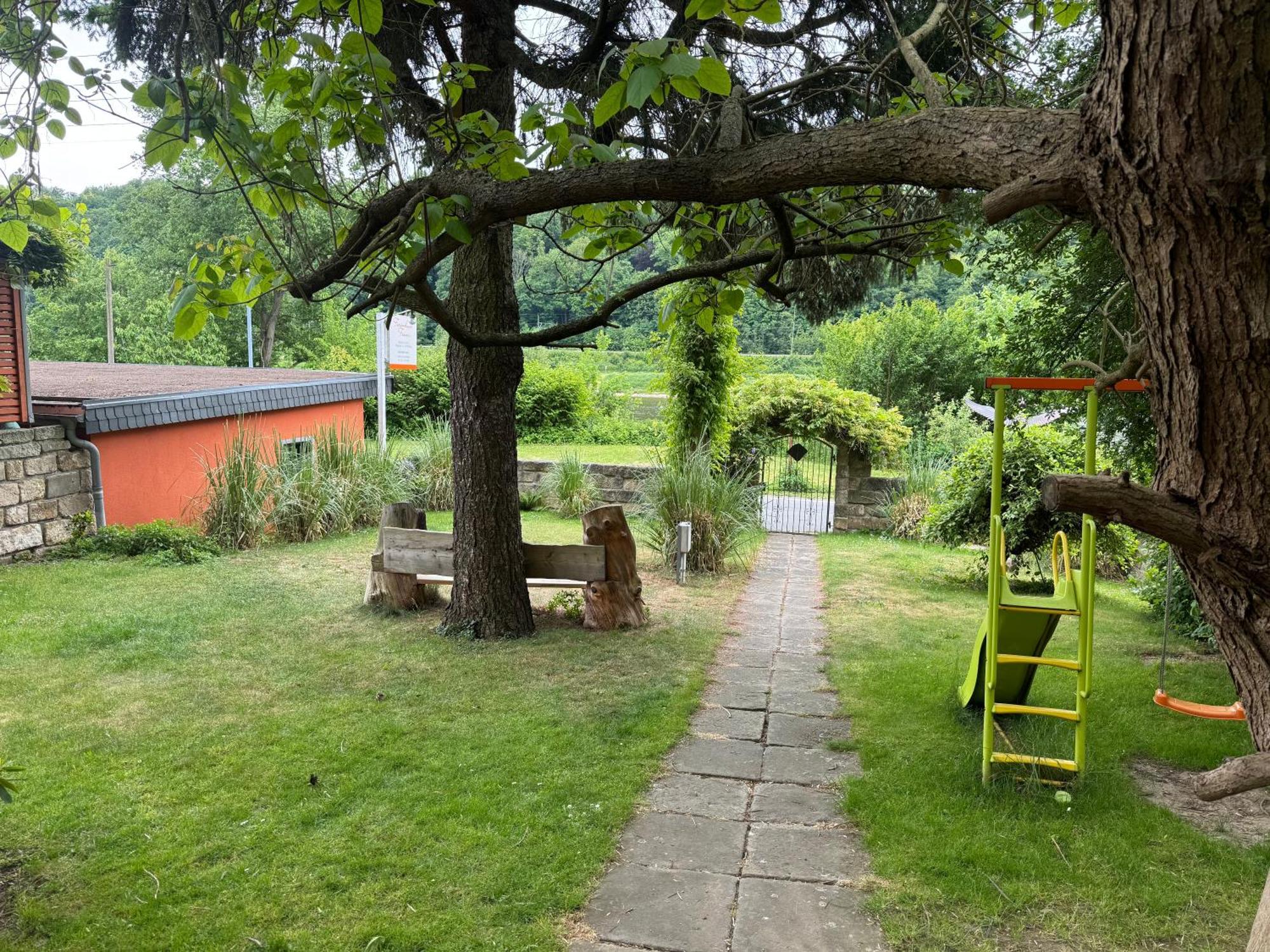 Ferienhaus Franz - An Der Elbe, Mit Grossem Garten Pirna Dış mekan fotoğraf